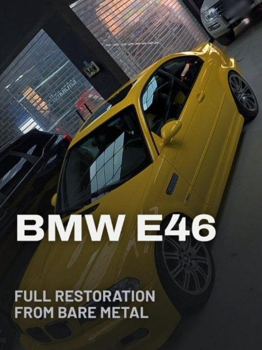 BMW E46 — full restoration from bare metal