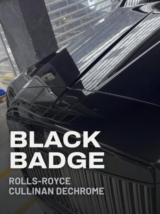 Black Badge — Rolls-Royce Cullinan dechrome