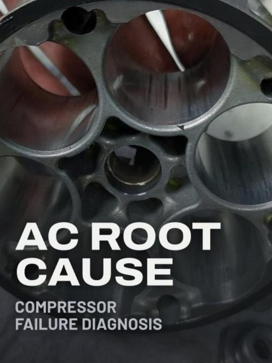 AC root cause — compressor failure diagnosis