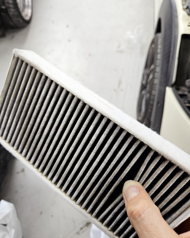 AC cabin filter inspection