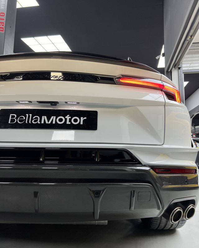 Carbon fibre rear diffuser