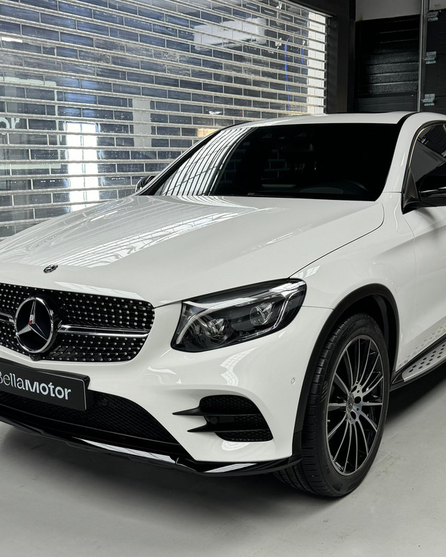 White Mercedes ready for handover