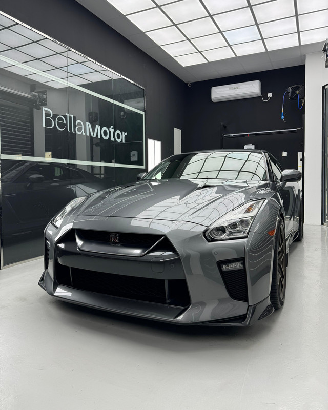 Nissan GT-R in the Bella Motor workshop